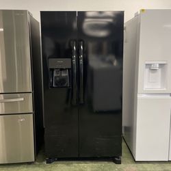 Black Frigidaire Side By Side
