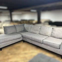 Free Delivery gray sectional couch with chaise