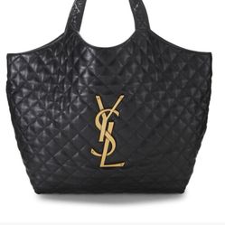 YSL Large Lamb Skin Tote