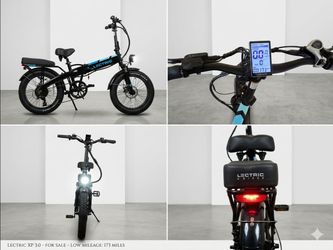 LECTRIC XP 3.0 Folding E-Bike - Low Miles (173) + Passenger Seat