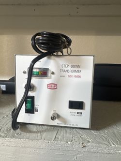 Nissyo SDX-1500U Step Down Transformer 1500W (120V to 100V) – Japan Converter