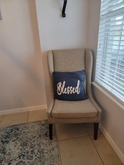 Tall back Tan Chair