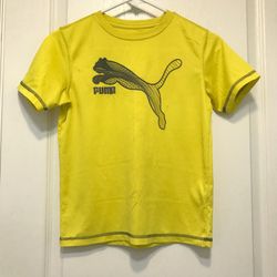 Yellow boy’s puma athletic shirt