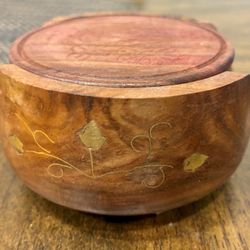 6 Piece Wood Coasters 