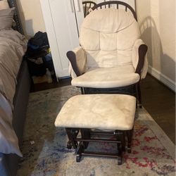 Rocking Chair With Ottoman 
