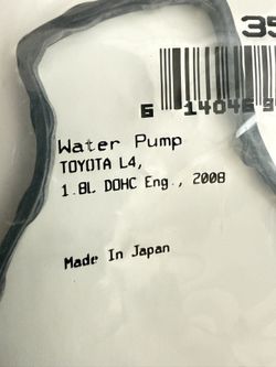 Water Pump Gasket 1.8L Toyota