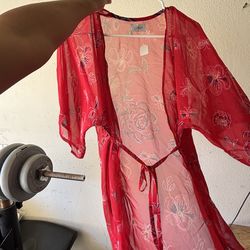 NEW Red woman’s top coverup