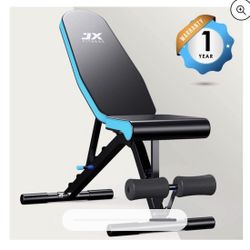 Adjustable Weight Bench, Strength Training Bench for Home Gym Maximum Weight 300Lbs