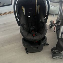Britax Car Seat, Base And Universal Stroller