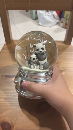 Christmas and New Years Music Snow Globe
