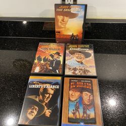 5 John Wayne DVDs Western Movies