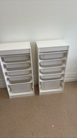 IKEA Trofast storage organizer with 5 bins