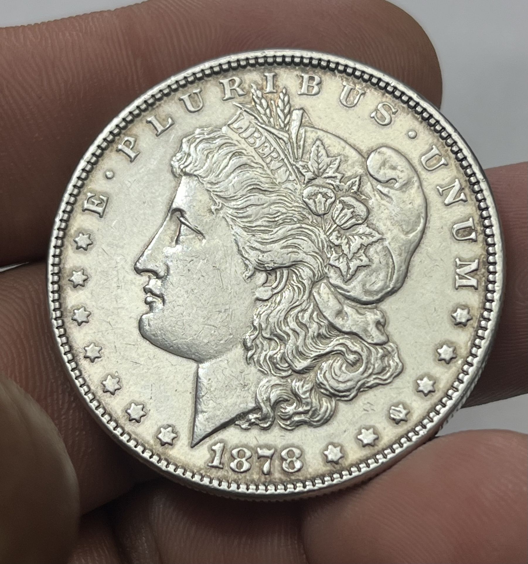 1878 Morgan Silver Dollar Coin 