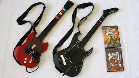 PS2 Guitar Hero Lot