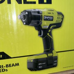 Ryobi 18v 3 Speed 1/2” Impact Wrench 