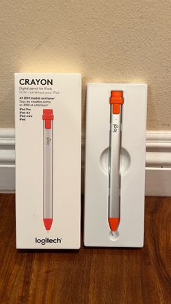 New Logitech Crayon Digital Pencil for All Apple iPad Pros (2018 Or Later)