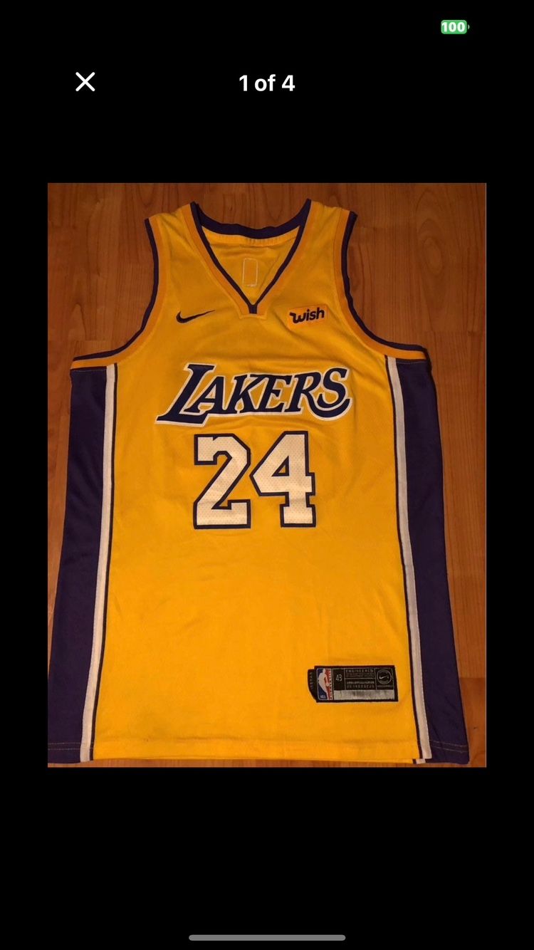 Kobe Bryant Lakers Last Worn Jersey