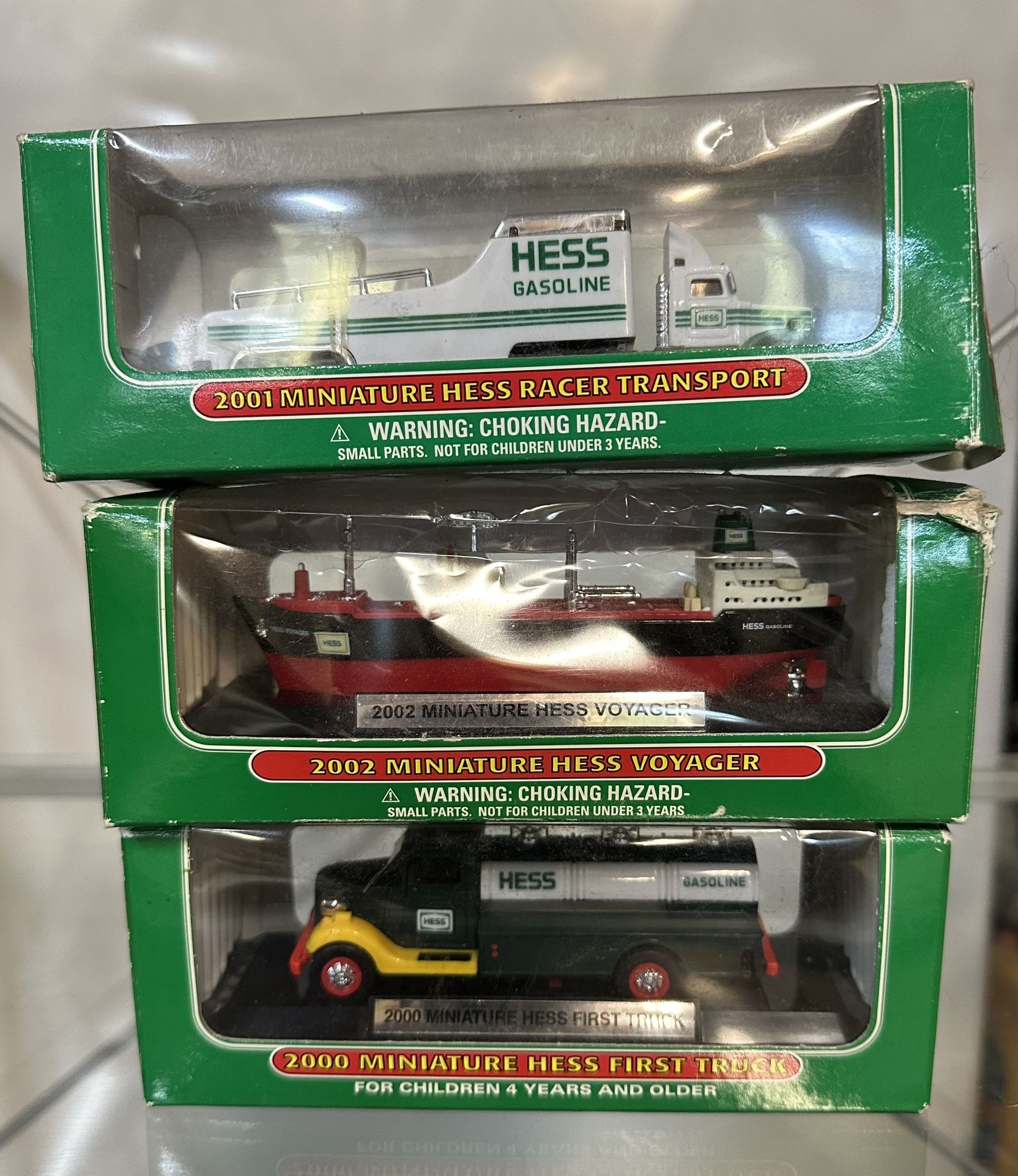 3 Hess Truck Set