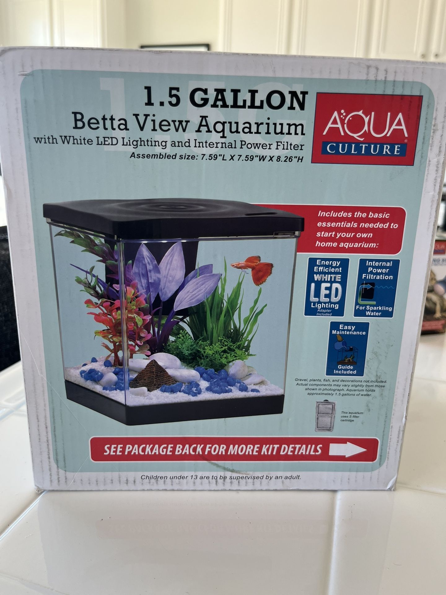1.5 Gallon Fish Tank