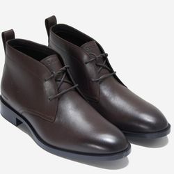 Cole Haan Hawthorne Chukka Boots (Dark Chocolate Leather) Size 10.5