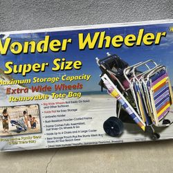 Wonder Wheeler Super Size Beach Cart Big Wheels 