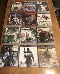 12 PS3 GAME LOT