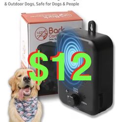 Anti Barking Device, Waterproof Bark Dog Deterrent Box, Rechargeable Ultrasonic Dog Barking Deterrent for Indoor & Outdoor Dogs, Safe for Dogs & Peopl