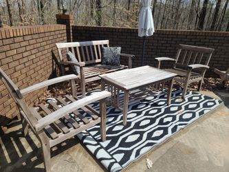 Nice Wooden Outdoor Set 