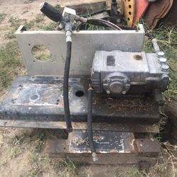3500 Psi Pressure Pump With Skid And Rail With Belts 