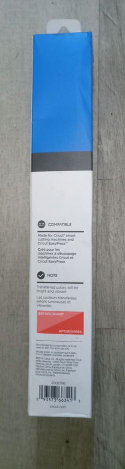 Cricut Infusible Ink Transfer Sheet True Blue 2 Sheets 12x12