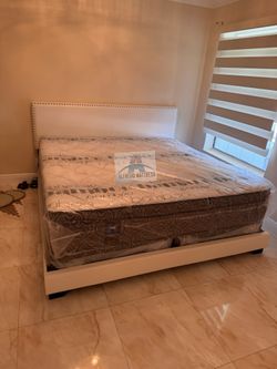 King mattress PILLOW TOP and box spring set (2pc - brand new) NEW KING-QUEEN-FULL-TWIN SIZE SETS MATTRESS AND BOX SPRING