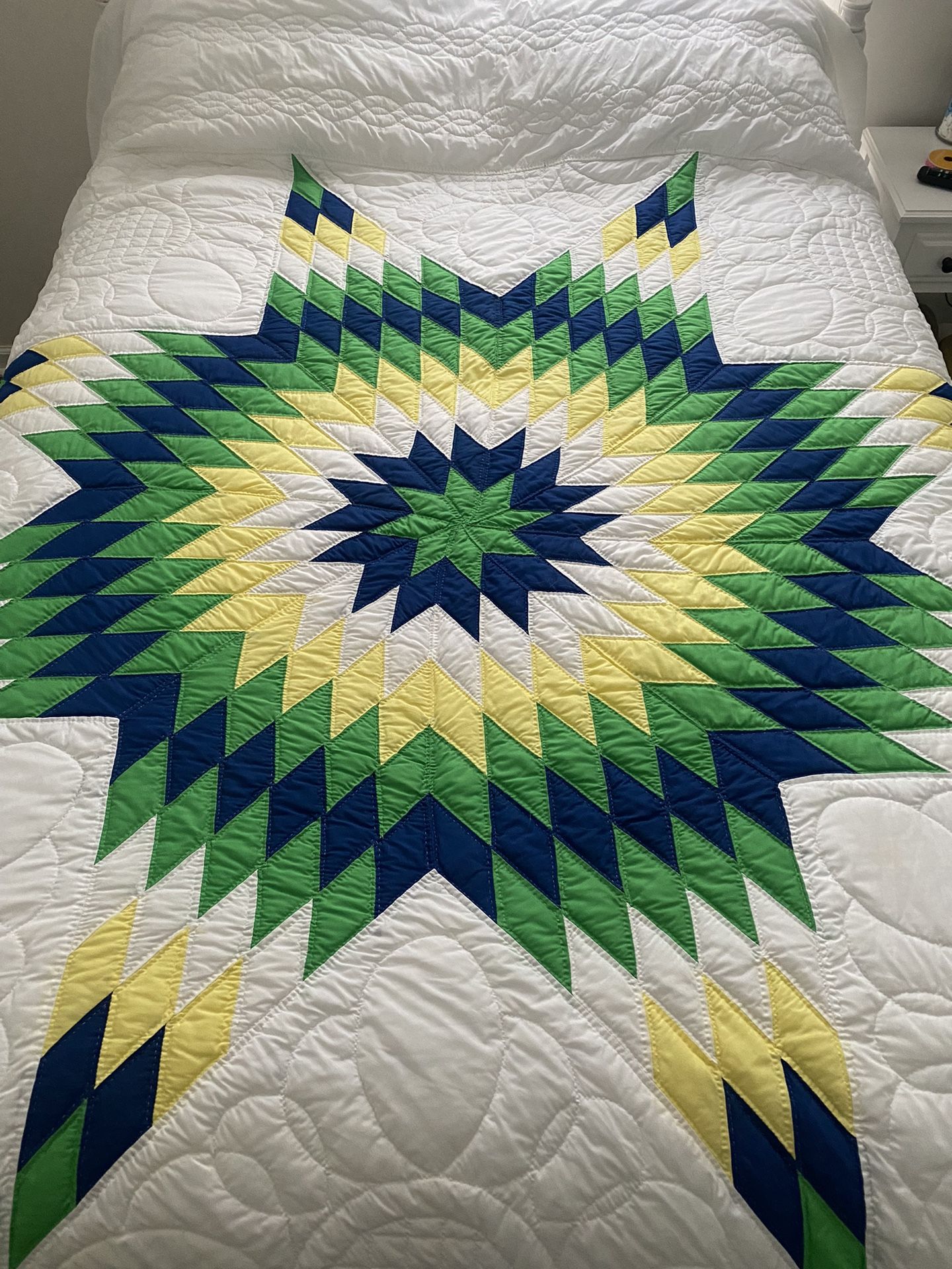 Original handmade star quilt