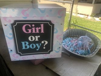 Gender reveal box