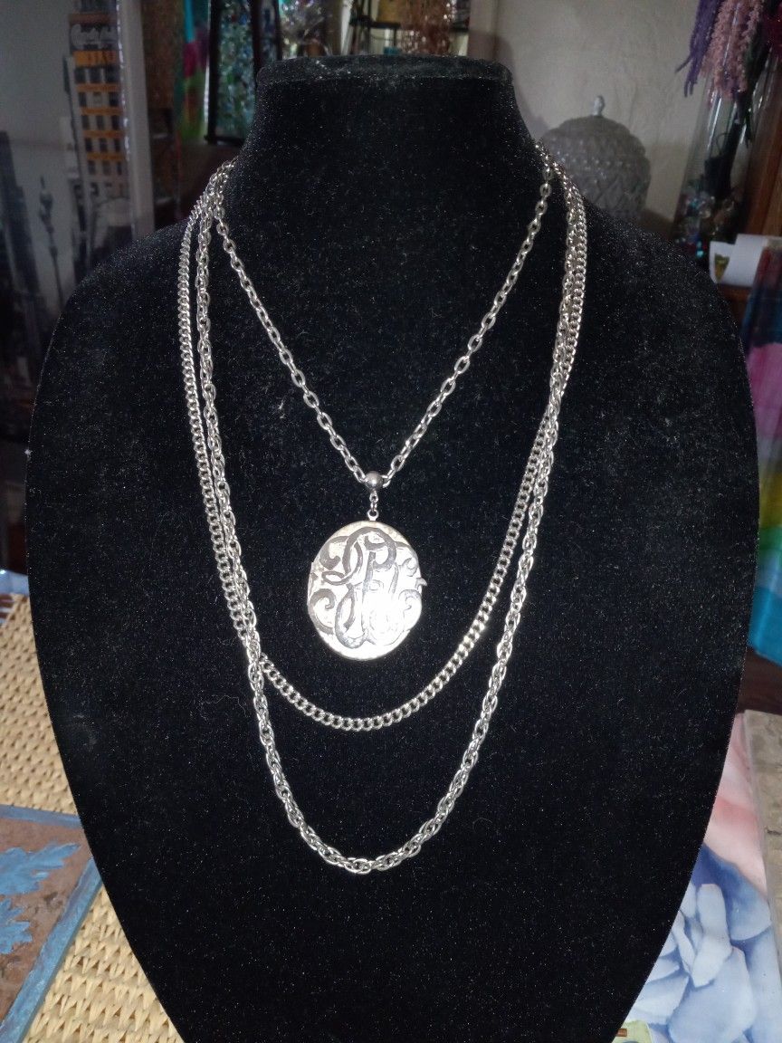 3 Strand Chain Locket