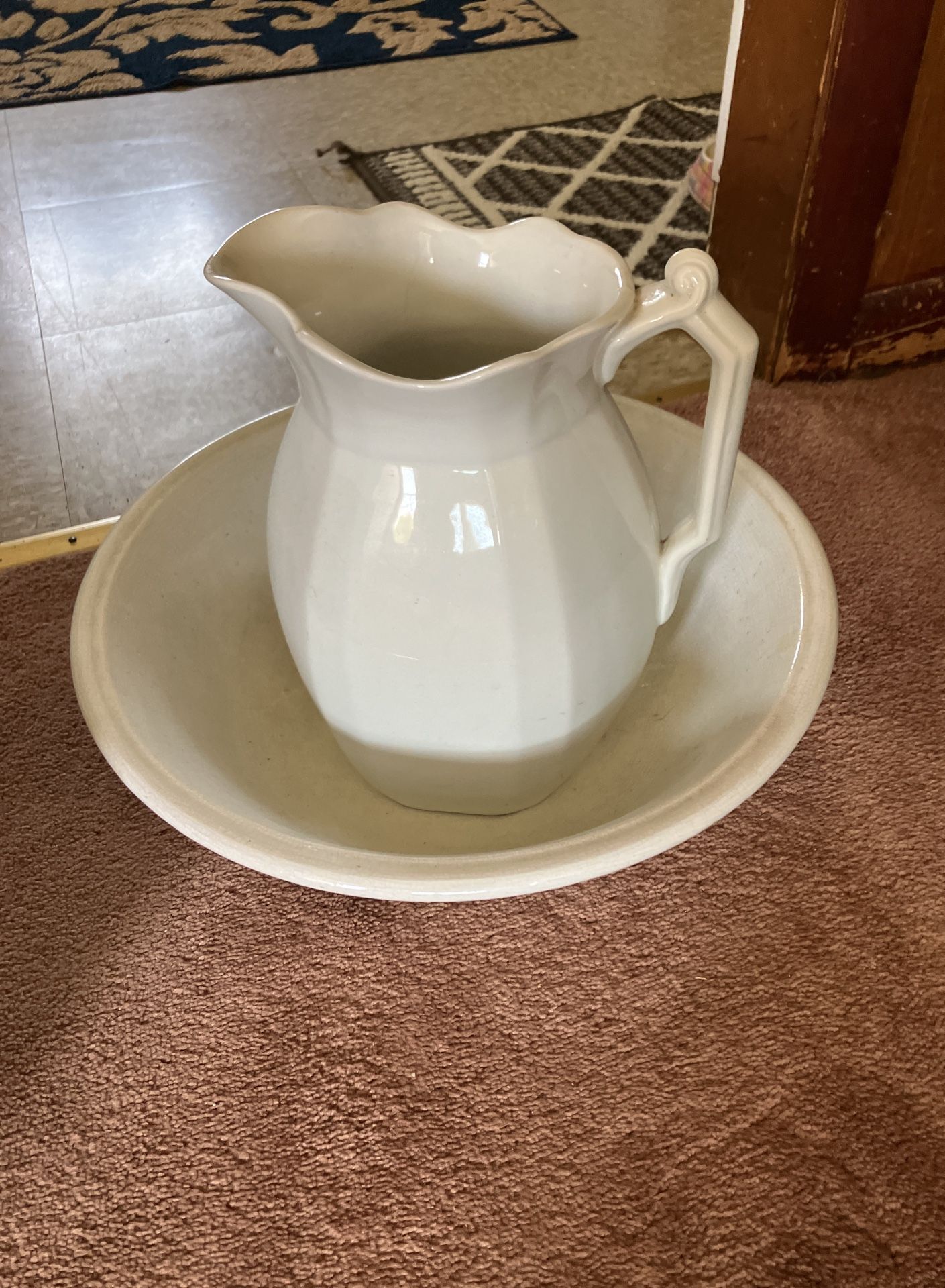 John Maddock & Sons Pitcher & Bowl