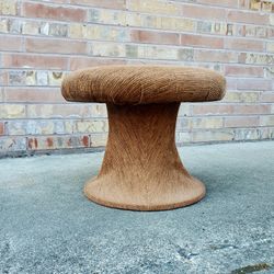 Mid Century Modern Mushroom Stool Ottoman Vintage 