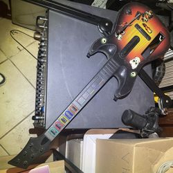 Guitar Hero And Rock Band Guitars