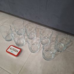 Glass Jars/Vases (4.5" Tall, 3.5" Wide)