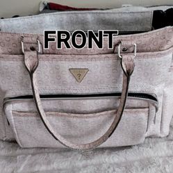 Pink Designer Diaper Bag #Guess/large Tote/travel Bag