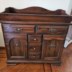 Wood & Brass Buffet