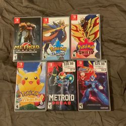 Pokémon And Metroid Games For sale Nintendo Switch