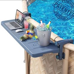New Swim-Up Poolside Bar for Above-Ground Round Pools, Phantom Gray
Stable Surface for Drinks & Snacks, Weather Resistant, Easy Installation, Folds Fl