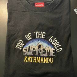 Supreme T-shirt Top Of The World Kathmandu