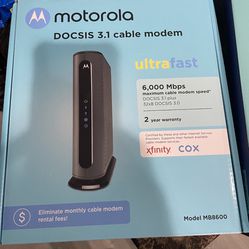Motorola Docsis 3.1 cable modem