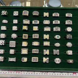 Men Rings Silver $50 Any Ring / Anillos De Plata Para Hombre Cualquier Anillo $50!