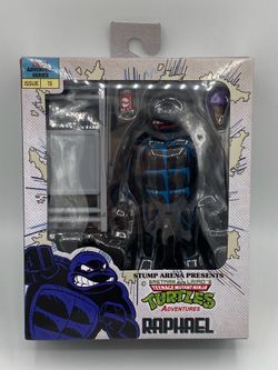 NECA Teenage Mutant Ninja Turtles Adventure Series Raphael Stump Arena