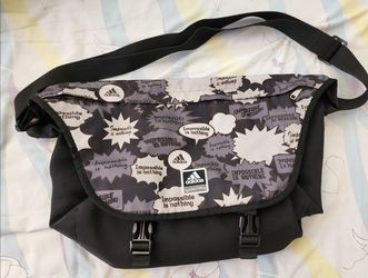 adidas Messenger Sling Bag Side Laptop Carrying Shoulder Travel Work College Sports Fun imported