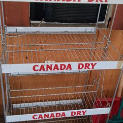 Canada Dry soda rack