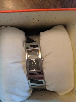 Black and silver Kate Spade watch
