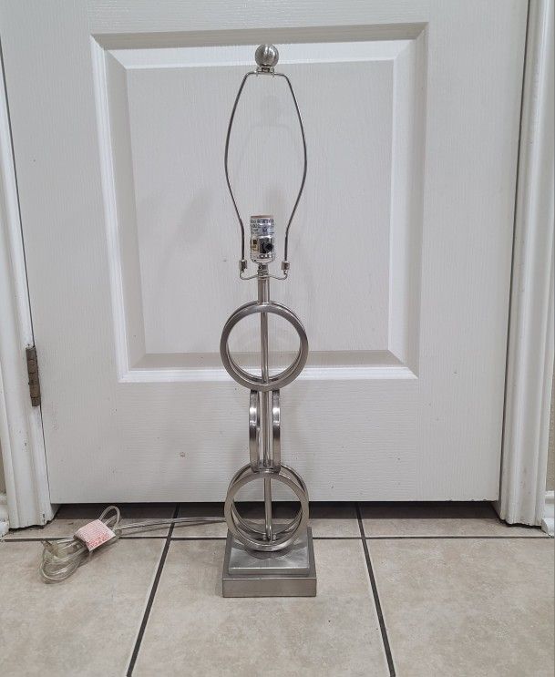 Metal Silver Lamp Base - Obo